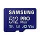 Samsung Pro Plus micro SDXC spominska kartica, 512 GB (MB-MD512SA/EU)