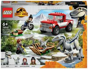 LEGO Jurski svet 76946 Lovljenje velociraptorjev Blue and Betty