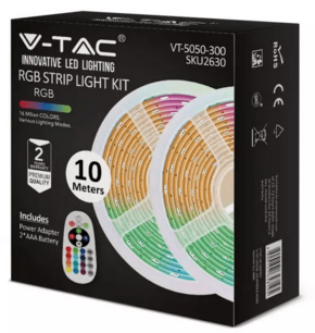 V-TAC Komplet RGB LED trak RF 2.4G daljinec + kontroler 10m
