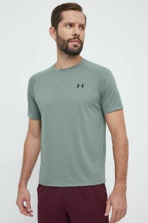 Kratka majica za vadbo Under Armour zelena barva - zelena. Kratka majica za vadbo iz kolekcije Under Armour. Model izdelan iz hitrosušečega materiala.