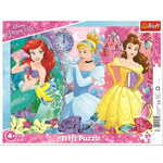 WEBHIDDENBRAND Trefl Puzzle Disneyjeve princese - Začarane princese / 25 kosov