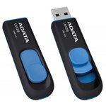 Adata 64GB USB3.2 (AUV128-64G-RBE) Flash Drive, črno-plavi