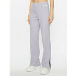 Calvin Klein Jeans Hlače iz tkanine J20J221597 Vijolična Regular Fit