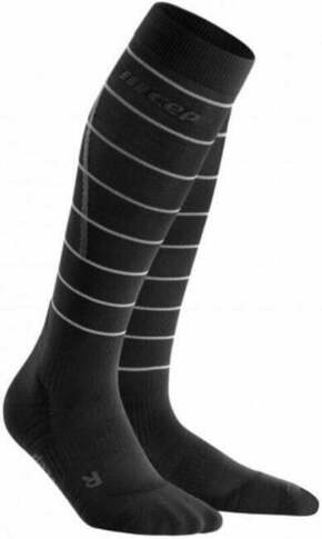 CEP WP405Z Compression Tall Socks Reflective Black III Tekaške nogavice