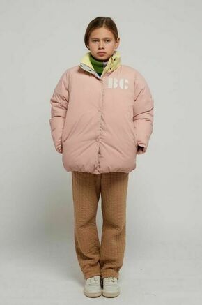 Otroška jakna Bobo Choses roza barva - roza. Otroški jakna iz kolekcije Bobo Choses. Podložen model