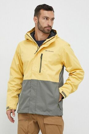 Outdoor jakna Columbia Hikebound rumena barva - rumena. Outdoor jakna iz kolekcije Columbia. Prehoden model