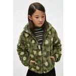 Otroška jakna Mayoral zelena barva - zelena. Otroški jakna iz kolekcije Mayoral. Podložen model, izdelan iz vzorčastega materiala.