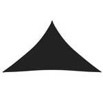 shumee Vrtno trikotno jadro Oxford Cloth 3,5x3,5x4,9 m Črna