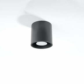 Temno sivo točkovno svetilo ø 10 cm Roda – Nice Lamps