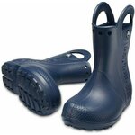 Crocs Dežni škornji mornarsko modra 34 EU Handle Rain Boot Kids