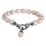 JwL Luxury Pearls Zapestnica iz pravih roza biserov JL0556