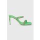 Natikači Steve Madden Emporium-R ženski, zelena barva, SM11002984 - zelena. Natikači iz kolekcije Steve Madden. Model je izdelan iz kombinacije tekstilnega in sintetičnega materiala. Izrazit model za posebne priložnosti.