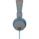 JLab Jbuddies, slušalke, 3.5 mm/brezžične, modra/roza/siva/vijolična/črna, 85dB/mW, mikrofon
