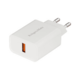 Krüger&amp;Matz Polnilec USB Quick charger QC3.0, maks:18W, bele barve