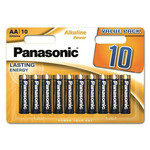 Panasonic Alkaline Power Bronze AA baterija, 10 kos.