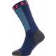 Sealskinz Waterproof Warm Weather Mid Length Sock With Hydrostop Navy Blue/Grey/Red M Kolesarske nogavice