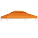 Nadomestna streha za paviljon 310 g/m² oranžna 3x4 m