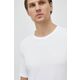 Kratka majica Guess moški, bela barva - bela. Kratka majica iz kolekcije Guess. Model izdelan iz elastične pletenine. Visokokakovosten, udoben material.