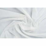 Bela prosojna zavesa 300x245 cm Fibula – Mendola Fabrics