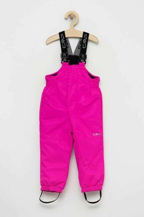 Otroške hlače CMP roza barva - roza. Otroški Hlače iz kolekcije CMP. Model izdelan iz enobarvne tkanine.