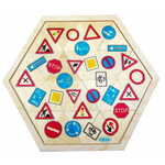 Hess Puzzle Mozaik prometnih znakov 24 kosov