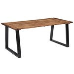 Greatstore Jedilna miza iz trdnega akacijevega lesa 180x90 cm