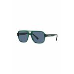 Otroška sončna očala Dolce &amp; Gabbana zelena barva, 0DX4003 - zelena. Otroška sončna očala iz kolekcije Dolce &amp; Gabbana. Model z enobarvnimi stekli in okvirji iz plastike. Ima filter UV 400.