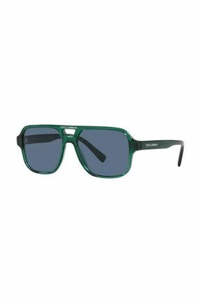 Otroška sončna očala Dolce &amp; Gabbana zelena barva