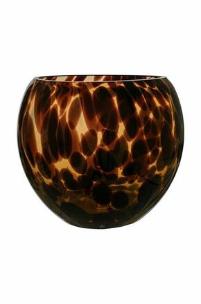 Dekorativen svečnik House Nordic Mouth Blown - pisana. Dekorativna vaza iz kolekcije House Nordic. Model izdelan iz stekla.