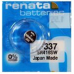 Renata gumb baterija za ure 337 • 1,55 V | Alkaline