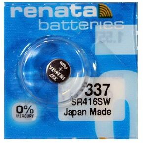 Renata gumb baterija za ure 337 • 1