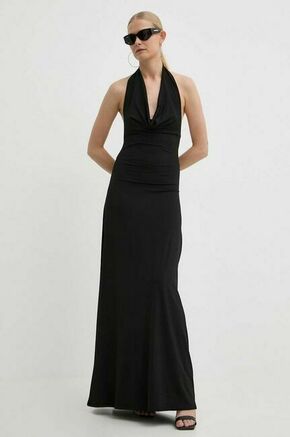 Obleka Guess FLAVIA črna barva