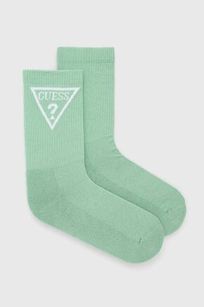 Guess nogavice - zelena. Dolge nogavice iz zbirke Guess. Model iz elastičnega materiala.