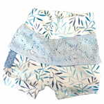 Nootka Kratke hlače pisane s čipko modre, ročno delo, 92