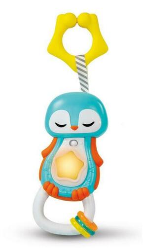 Clementoni Elektronska ropotuljica z ročajem - Penguin