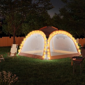 Vrtni šotor LED s 4 stranicami 3