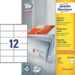 Avery Zweckform univerzalne etikete 3424-200, 105 x 48 mm, Ultragrip, 2400 + 240 brezplačnih etiket/zavitek