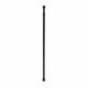 TENDANCE tirnica za zaveso, 70 - 120cm, črna 244016
