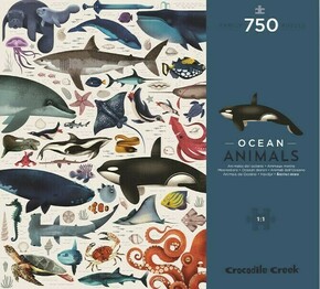 Puzzle Svet morskih živali 750 Crocodile Creek