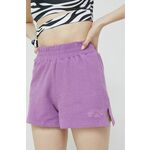Bombažne kratke hlače Billabong vijolična barva - vijolična. Kratke hlače iz kolekcije Billabong. Model izdelan iz debele, elastične pletenine. Izjemno udoben material.