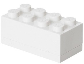 LEGO mini škatla 8 - bela 46 x 92 x 43 mm