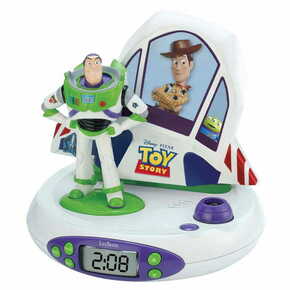 Lexibook Otroška budilka Toy Story z radiem in projektorjem