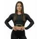 Nebbia Long Sleeve Crop Top INTENSE Perform Black/Gold S Fitnes majica