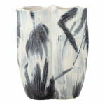 Črna/bela lončena vaza (višina 37 cm) Elira – Bloomingville