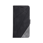 Chameleon Samsung Galaxy S22 Ultra - Preklopna torbica (WLGO-Lines) - črna