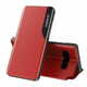 MG Eco Leather View knjižni ovitek za Huawei P40 Lite E, rdeča