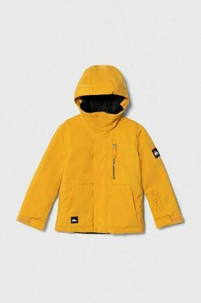 Otroška smučarska jakna Quiksilver MISSION SOLID SNJT rumena barva - rumena. Otroška smučarska jakna iz kolekcije Quiksilver. Podložen model