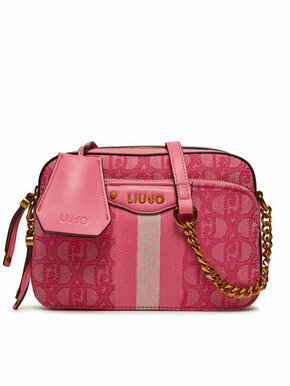 Torbica Liu Jo roza barva - roza. Majhna torbica iz kolekcije Liu Jo. Model na zapenjanje