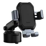 Nosilec Baseus Gravity avto nosilec za Tank telefon s sesalnim pokom (črn)