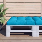 vidaXL Blazina za kavč iz palet modra 80x80x10 cm